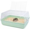 FERPLAST Gabbia Roditori MINI DUNA per Criceti, Topolini, in Plastica. 55x39xh27cm