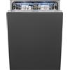 Smeg Lavastoviglie da Incasso 14 Coperti Classe B Incassata a Scomparsa Totale 60 cm colore Silver - STL324BQLL