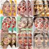 Turiueba 18Pcs Maschere Viso in Tessuto Stile Coreane per il Set Kit Regalo Bambina Idratante Acido Ialuronico Ragazze Tante Face Mask Korean Skin Care Nutriente Lenitive Idratazione Profonda Ogni Della Pelle