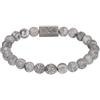 iXXXi Bracciale da uomo Aston color pistola, 20, Pietra, Nessuna pietra preziosa