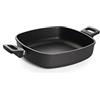 Woll 628-2IL - Padella in ghisa per induzione, Quadrata, con 2 Manici Laterali, 28 x 28 cm, Altezza 6,5 cm