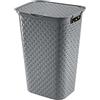 Ordinett Kubica Portabiancheria, Polipropilene, Grigio Scuro, Medio, 50 L