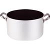 Pentole Agnelli ALSA2104S28 Casseruola Alta Antiaderente Spessore 5 Millimetri con 2 Maniglie Inox, Diametro 28 cm