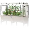 VegTrug ‎VegTrug Set di telaio per serra medio e copertura multipla, 180 x 72 x 83 cm, Bianco/Legno