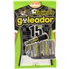 Goleador Liquirizia, Caramelle Gommose, Gusto Liquirizia, Doppia Lastrina, Busta da 15 Caramelle Monoporzione, Incartate Singolarmente da Condividere o da offrire come Dolcetto Feste Bambini