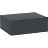 HOMCOM Comodino Sospeso Moderno con Cassetto, in Legno, 40x30x15 cm, Nero