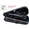 strumentimusicalitop Violino 4/4 Nero Legno Massello Astuccio Rigido Accessori Muta ricambio OMAGGIO