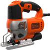 Black & Decker Seghetto alternativo 650W ad azione pendolare con 2 lame e valigetta in dotazione - BES610KQS
