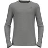Odlo Uomo Maglietta termica a maniche lunghe MERINO 200, Odlo Steel Grey Melange, XL