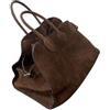 Itkcozcg Borsa a Tracolla alla Moda, Donna Autunno Inverno con Manico Superiore, Pelle Grigia Capiente Borsa da Lavoro per Pendolari