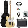Strumentimusicalitop Kit Telecaster Cream Amplificatore Accessori Set Completo - Top Offerta