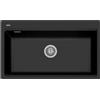 Telma KINGA LX8610 Vasca Vascone Lavello a 1 Vasca 86X50 in Fragranite TG 26 Nero Matt