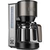 Black & Decker BLACK+DECKER BXCO870E Black+DECKER-BXCO870E Caffettiera a Filtro, Potenza 870 W per 10 Tazze di caffè. Caraffa in Vetro capacità 1,25 lt, Acciaio Inox