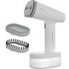 Black & Decker BLACK+DECKER BXGS1600E - Ferro da Stiro Verticale, 1600 W, 25g/min, Piastra in Ceramica, Funzione Autopulente, Luce di Riscaldamento, Sistema Antigoccia, Bianco