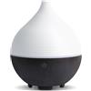 AiQInu Diffusore di Oli Essenziali, 160ml Diffusore di Aromi Umidificatore Ambiente Con LED a 7 colori, Ultrasuoni Aromaterapia Diffusore,Spegnimento automatico,Senza BPA