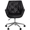 Jahnke BOSS Worx - Sedia da ufficio in similpelle, cromato