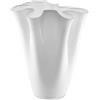 ONLYLUX VASO OPALE WAVE BIANCO, M - h 40 cm