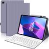 IVEOPPE Tastiera per Lenovo Tab M10 Plus 3rd Generazione - Custodia Tastiera per Lenovo M10 Plus 10.61 2022, Cover con Tastiera Italiano Wireless Bluetooth per Lenovo Tab M10 Plus 3rd Gen, Viola lavanda