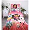 Theonoi Set di biancheria da letto per bambini, 2 pezzi, copripiumino reversibile, 135 x 200 cm, 80 x 80 cm, in cotone, conforme allo standard Öko-Tex tedesco, dimensioni standard tedesche, Gabbys