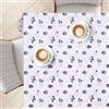 KP HOME Tovaglia Plastificata Rettangolare Beige - Stampa Artistica Dorata E Blu - Dimensioni 200x140 cm - Copritavolo In PVC Con Effetto Brillante - Tovaglia Cerata In Vinile Lavabile E Impermeabile