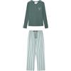 Women'secret Pigiama Lungo Harry Potter Patronum Donna, Verde, XS