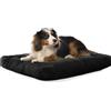 Flowen Cuscino Cane Taglia Piccola 60x40 Facile da Lavare con Federa Sfoderabile e Impermeabile Resistente a Morsi e Graffi Cuccia Cane e Gatto per Interno ed Esterno Perfetta Estate e Inverno Nero