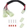 eMagTech 1Set Divisore di Potenza Doppio per Moto con Connettori Femmina a 2 Vie, Guarnizioni per Fili e Terminali, Compatibile con Honda CB500X CBR650R CB1000R
