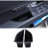 DIYUCAR Per Evoque 2016 2017 Car Plactic Black Door Storage box guanto contenitore vassoio accessori (2 pezzi)