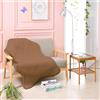 Teppich Wölkchen Tappeto Soffice Di Pelliccia Finta Di Coniglio - Decorazione Da Salotto - Tappeto Di Pelliccia Lavabile Come Tappetino Da Letto - Marrone - Pelliccia 80x120cm