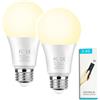 GRV Lampadine intelligenti a LED A60 da 9 W con telecomando da 2,4 GHz, cambia colore, dimmerabile continuo 3000 K-6500 K, equivalente a una lampada a incandescenza da 80 W, base E26 800 lm