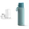 TAPP Water Tappwater EcoPro e BottlePro - Filtro per l'acqua del rubinetto a 5 stadi, filtra più di 100 sostanze, tra cui cloro e calcare + bottiglia riutilizzabile con filtro in acciaio inox, senza BPA, 750ml