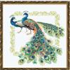 RIOLIS Peacocks - Kit per Punto Croce, Motivo: Pavone Reale, Multicolore