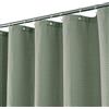 Barossa Design Tenda da doccia in tessuto 91,4 x 182,9 cm, tessuto a nido d'ape, spa di lusso, 230 g/m², resistente, idrorepellente, motivo piqué verde salvia, 91 x 183 cm