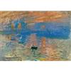 MISITU Puzzle 2000 pezzi per adulti arte puzzle di Claude Monet impressione alba 2000 pezzi puzzle per bambini dai 14 anni in su