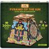 iDventure Cluepuzzle Espansione Regni Aztechi - Puzzle in legno con oltre 200 pezzi, gioco di fuga, confezione regalo, 4 motivi, dimensioni puzzle 20 x 12 cm, puzzle in legno per adulti