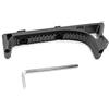 TRIROCK Black Tactical Aluminum Link Curved Angled Hand Stop fits M-LK handguard rail system