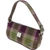BRAW CLANS TARTANS Harris Tweed Piccola borsa a tracolla da donna - Tartans multipli - Pochette scozzese Heritage con cinturino in tweed, perfetta per tutte le occasioni - Borsa a tracolla da donna, Heather Check