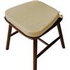 AQIGR Cuscini per Sedie da Cucina, Cuscino da Seduta Trapezoidale 43x42cm Cuscini Sedie Cucina con Imbottitura Sfoderabile, Cuscini Sedia con Lacci, per Sedia Cucina Giardino ( Color : #4 , Size : 40X38X3CM
