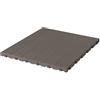 Ezooza Piastrella in Plastica da Esterno e Giardino 60 x 60 cm Piena. Confezione da 4 pezzi equivalente a 1,5 m2 Colore Grigio