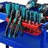ULIBERMAGNET Supporto magnetico per cacciavite, pinza in metallo, montaggio a parete, organizer da garage per cacciaviti, pinze, porta attrezzi per garage, carrello degli attrezzi, Pegboards