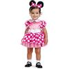 PUZZLEPARTY SRL Puzzle Party Costume Carnevale Minnie Rosa Classic taglia 6-12 mesi