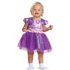 PUZZLEPARTY SRL Puzzle Party Costume Carnevale Principessa Rapunzel taglia 6-12 mesi