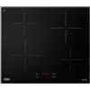 DE' LONGHI Piano cottura a induzione De Longhi 4 zone cottura 60 cm in vetro ceramico nero