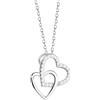 Sofia Milani - Collana da Donna in Argento 925 - con Pietra Zircone - Ciondolo a Cuore - 50032