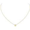 ChicSilver Collana Donna in Argento Sterling 925 Placcato Oro, Cindolo Stella Stellina Piccolo Delicato, Collana Amicizia, Catena Clavicolare, Oro - Regalo Perfetto