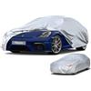 kayme Telo Copriauto da Esterno, Kayme Copertura a 6 Starti per Coupé Impermeabile Anti UV Anti Vento Antipolvere, Compatibile Con Porsche 718, Jaguar F type, Nissan 370z/350z, BMW Z4, ecc. (fino a 450 cm)