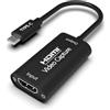BAYNOS Scheda acquisizione video 4K HDMI a USB Type C, game capture card 1080p per streaming giochi/editing/console/pc/tv
