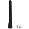 Greatzer Antenna Auto Corta Antenna Autoradio con Amplificatore per Tutti i Modelli Antenna DAB Auto per la Ricezione AM e FM di Alta Qualità Design Elegante e Forte Mini Tetto Antenna Auto, Nero