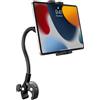 woleyi Supporto Tablet per Passeggino Sedia a Rotelle Barca Bicicletta a Collo Oca, Palo Tubo Manubrio Supporto Tablet per iPad Mini Air Pro, Galaxy Tab, Kindle, Fire, Telefono, 4-13