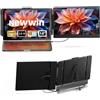 Newwin Doppio Schermo PC Portatile - Portable Monitor 14 FHD 1080P IPS Estensione Schermo PC Portatile per 13-17 Mac, Wins, Chrome